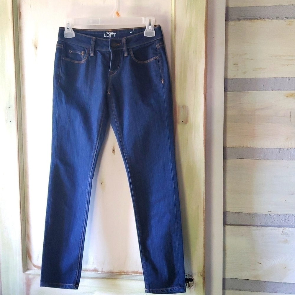 Loft skinny jeans, sz 00P, EUC